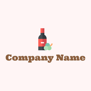 Wine logo on a Snow background - Agricultura