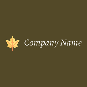 Maple leaf logo on a West Coast background - Food & Drink