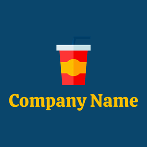 Red Orange Soda on a Dark Cerulean background - Essen & Trinken