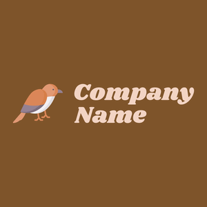 Sparrow logo on a Korma background - Tiere & Haustiere