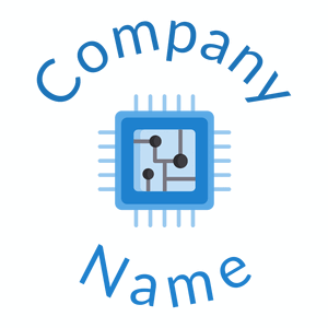 Cpu logo on a White background - Computadora
