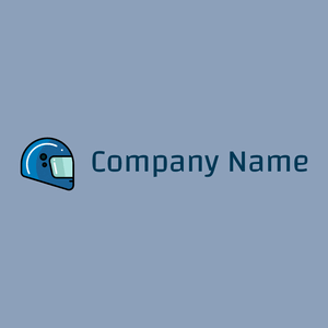 Helmet logo on a Rock Blue background - Construcción & Herramientas