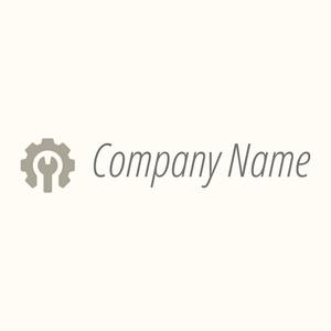 Settings logo on a Floral White background - Costruzioni & Strumenti