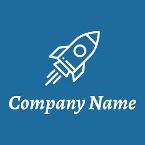 Rocket logo on a Allports background - Abstracto