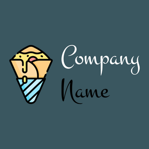 Crepes logo on a Cello background - Nourriture & Boisson