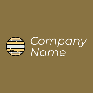 Jupiter logo on a Dark Wood background - Landschapsarchitectuur