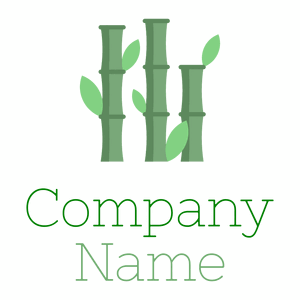 Bamboo logo on a White background - Meio ambiente