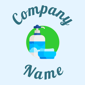 Soap logo on a Alice Blue background - Nettoyage & Entretien