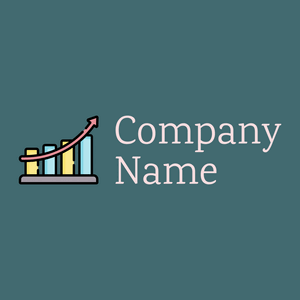 Growth logo on a Bismark background - Empresa & Consultantes