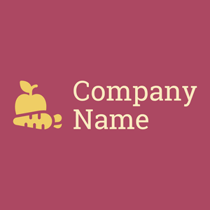 Fruit logo on a Hippie Pink background - Agricultura
