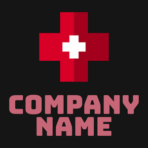Red cross logo on a Nero background - Sicurezza