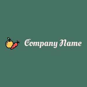 Harvest logo on a Dark Green Copper background - Cibo & Bevande