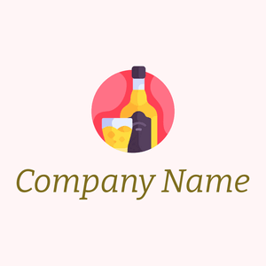 Alcoholic drink on a Snow background - Nourriture & Boisson