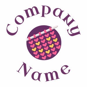 Knitting logo on a White background - Arte & Entretenimiento