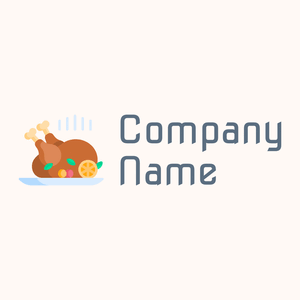 Thanksgiving logo on a Seashell background - Abstract