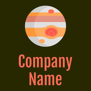 Jupiter logo on a Dark Green background - Landschapsarchitectuur