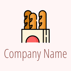 Bread logo on a Snow background - Nourriture & Boisson