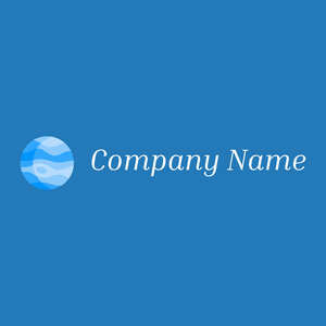 Planet logo on a Pelorous background - Abstrato