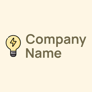 Light bulb logo on a Corn Silk background - Construção & Ferramentas