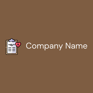 Diagnosis logo on a Dark Wood background - Medical & Farmacia