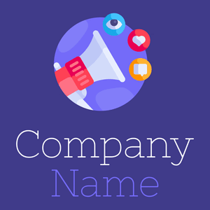 Social media logo on a Dark Slate Blue background - Negócios & Consultoria
