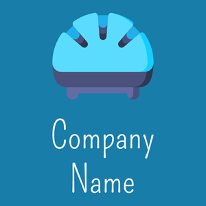 Bike helmet logo on a Denim background - Construcción & Herramientas