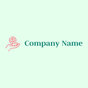 Fengshui logo on a Honeydew background - Abstrato
