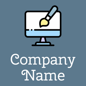 Web design logo on a Waikawa Grey background - Sicherheit