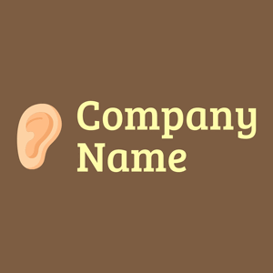 Peach Ear on a Dark Wood background - Medisch & Farmaceutisch