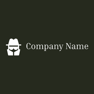 Spy logo on a Pine Tree background - Abstrato