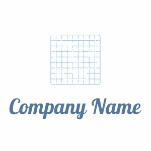 House plan logo on a White background - Domaine de l'architechture