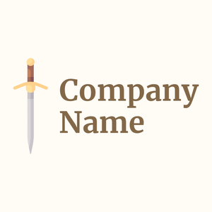 sword on a Floral White background - Abstrakt