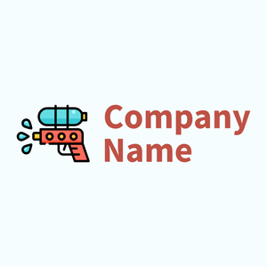 Water gun logo on light blue background - Jogos & Recreação