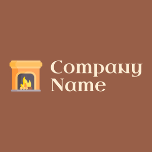 Fireplace logo on a Dark Tan background - Juegos & Entretenimiento