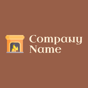 Fireplace logo on a Dark Tan background - Giochi & Divertimento