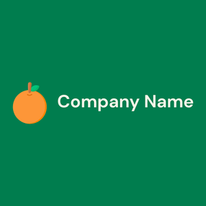 Orange juice logo on a Watercourse background - Essen & Trinken
