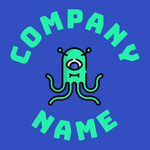 Alien on a Cerulean Blue background - Giochi & Divertimento