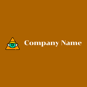 Illuminati logo on a Tenne (Tawny) background - Religión