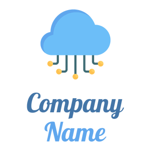 Maya Blue Cloud service on a White background - Abstrato