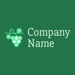 Grapes logo on a Camarone background - Agricoltura