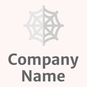 Spider web logo on a Snow background - Animais e Pets