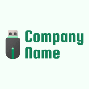 Flashdisk logo on a Mint Cream background - Ordinateur