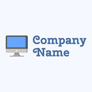 Desktop logo on a Alice Blue background - Computadora