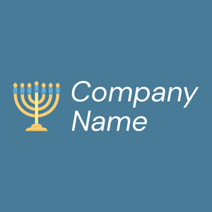 Hanukkah on a Jelly Bean background - Religion et spiritualité