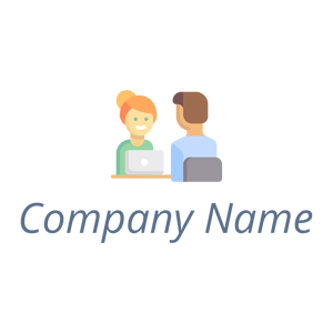 Interview logo on a White background - Abstracto