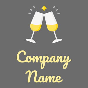 Champagne on a Dim Gray background - Cibo & Bevande