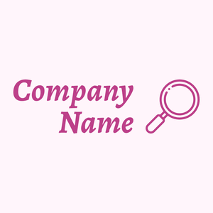 Loupe logo on a Lavender Blush background - Reise & Hotel
