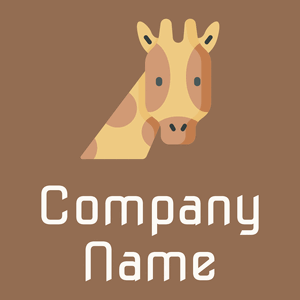 Giraffe on a Leather background - Tiere & Haustiere