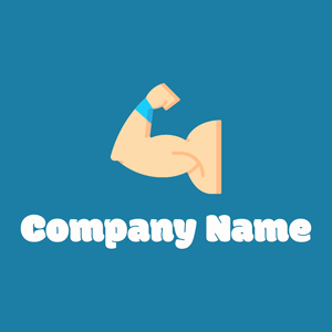 Strong logo on a Pelorous background - Medical & Farmacia