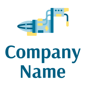 Electric motor logo on a White background - Tecnología